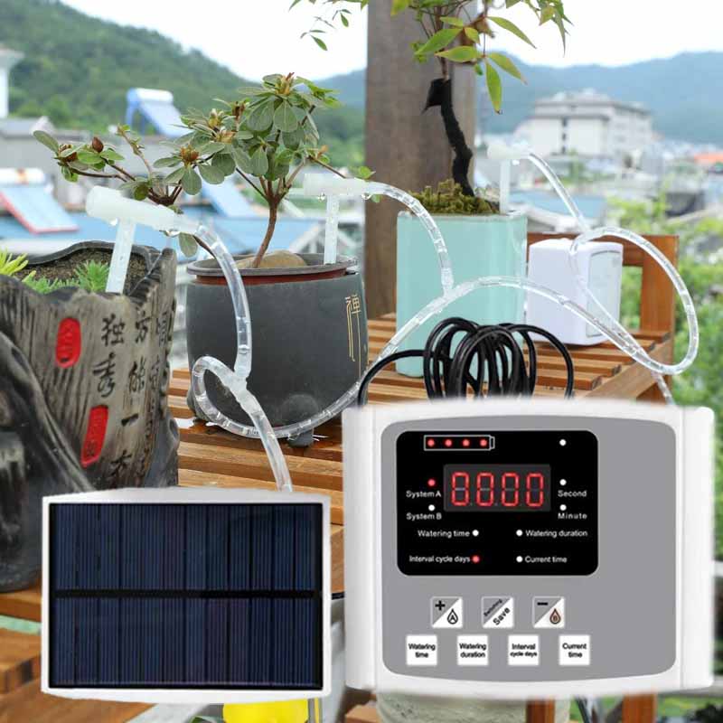 Smart Garden Tools - Perangkat Irigasi Tetes Tenaga Surya Otomatis