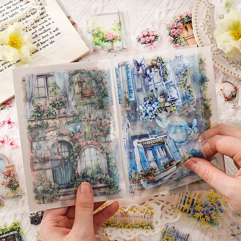 Garden Journal Planner - 20 Lembar Stiker Taman Bunga Perekat
