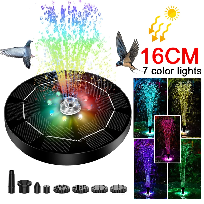 Smart Garden Lamp - Lampu air mancur tenaga surya 7