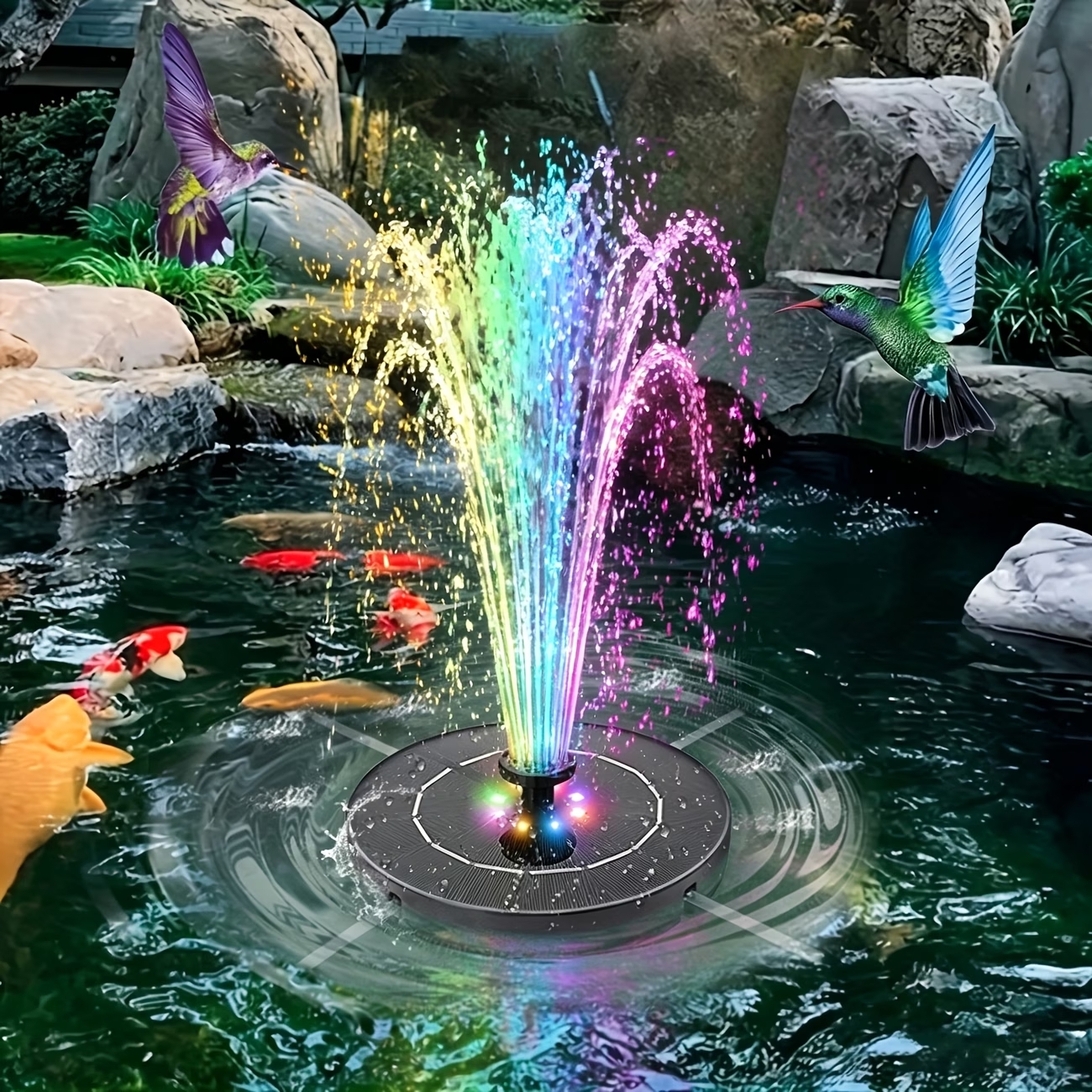 Smart Garden Lamp - Air Mancur Tenaga Surya 3.5W dengan
