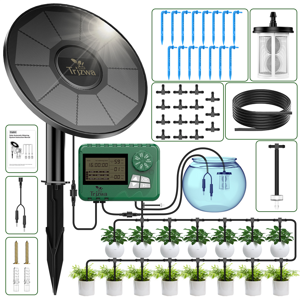 Smart Garden Tools - Sistem Irigasi Tetes Tenaga Surya dengan