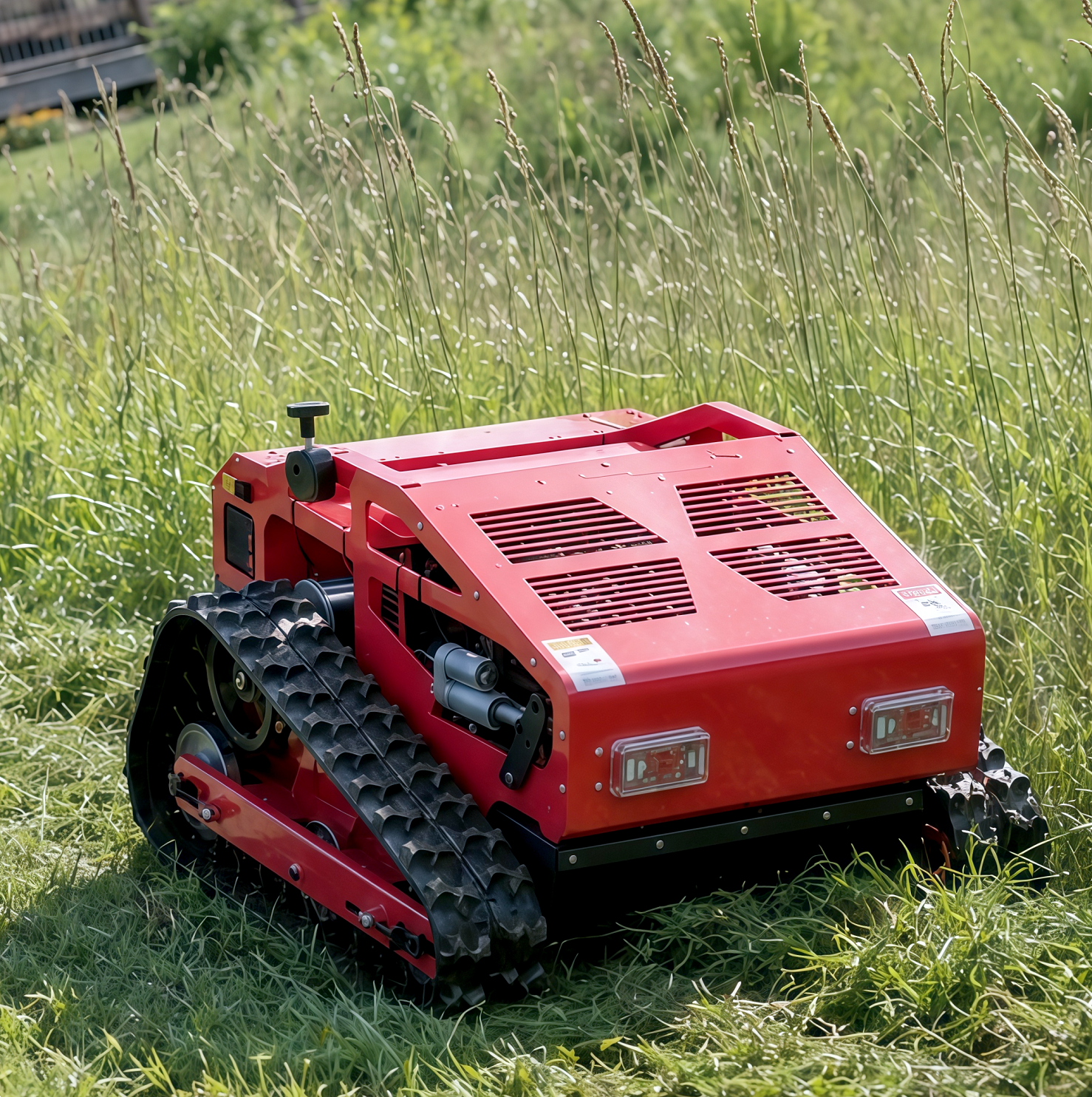 Smart Garden Box - Mesin Pemotong Rumput Crawler Nirkabel Pintar