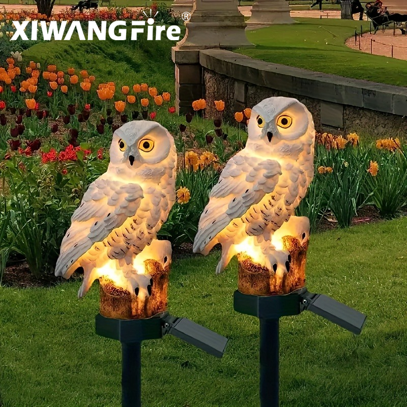 Smart Garden Lamp - Lampu Taman Patung Burung Hantu Tenaga