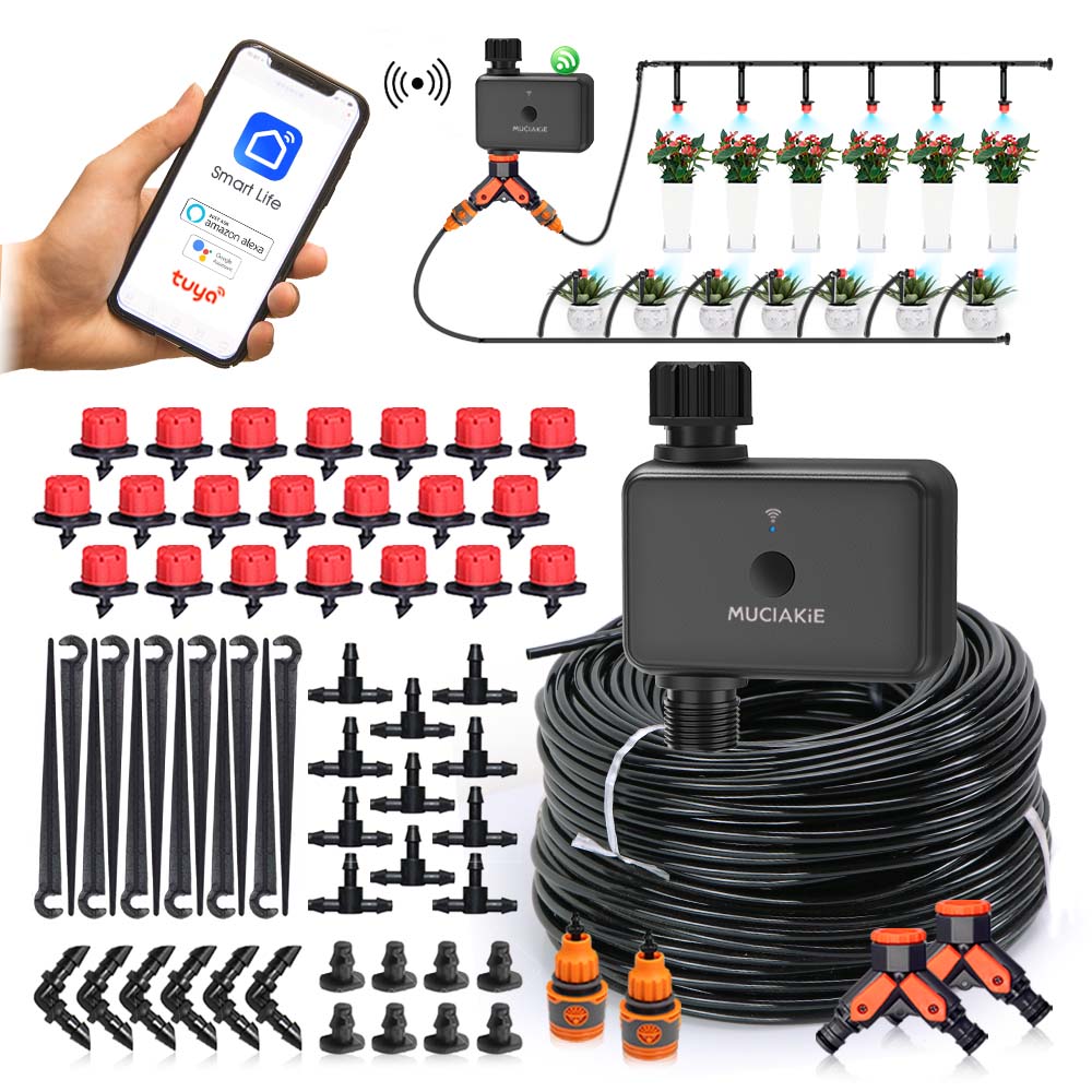 Smart Garden Tools - Set Irigasi Pengatur Waktu WiFi Dual-Band