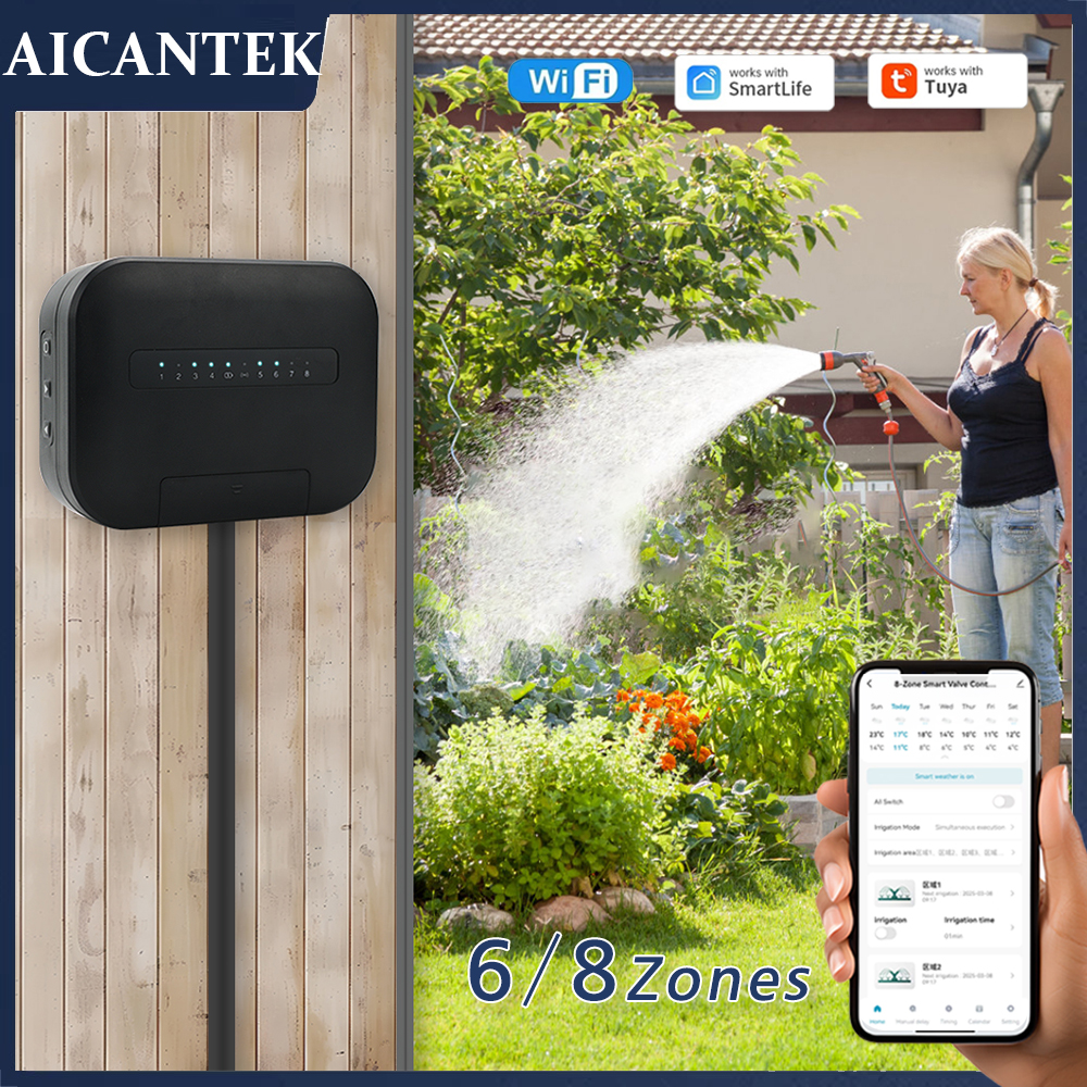 Smart Garden Kit - 8 Zona Wifi Tuya Pengatur Waktu