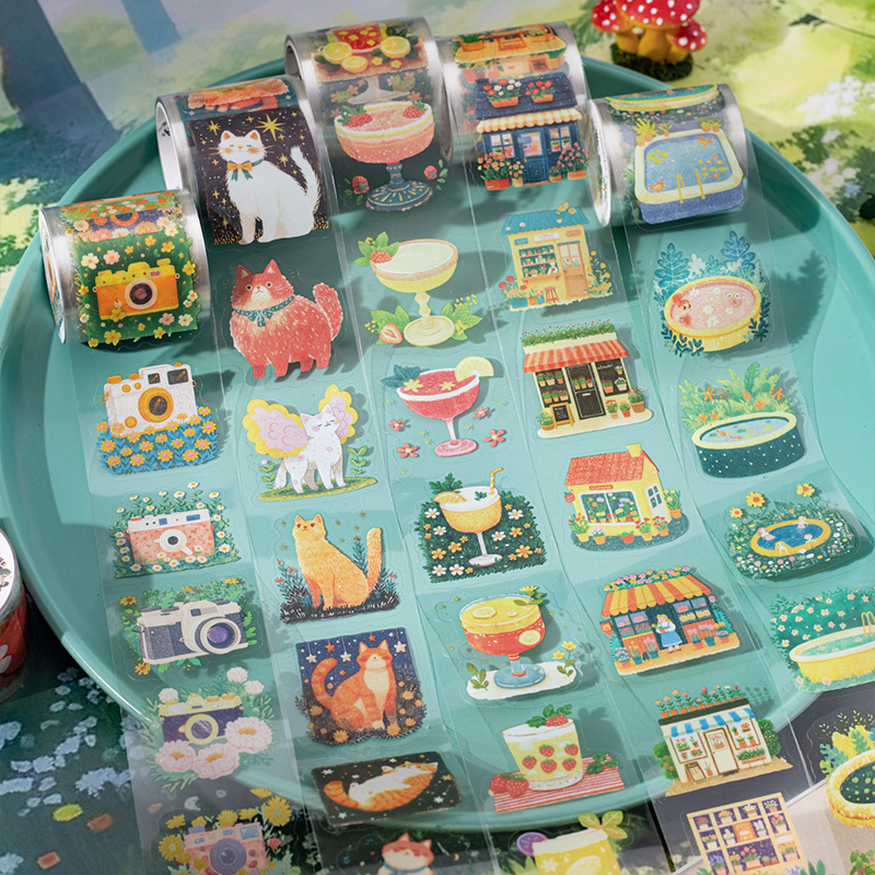 Garden Journal Planner - Jurnal GO 4X200Cm Dekorasi Pita Perekat