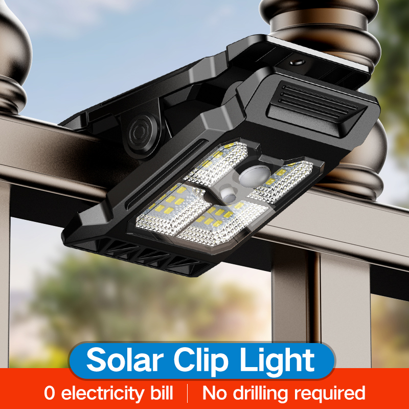 Smart Garden Tools - Lampu Klip Tenaga Surya Sensor Cerdas