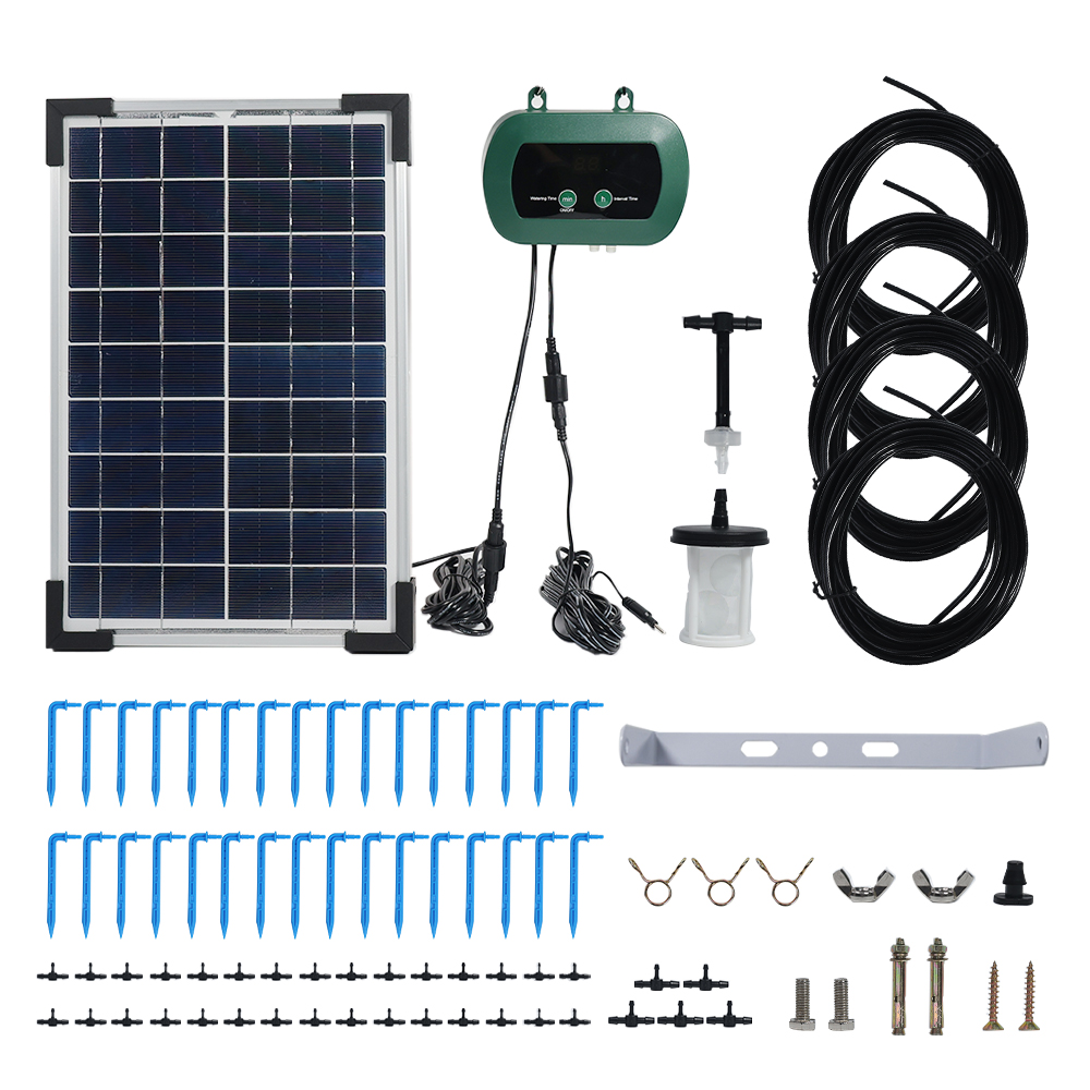 Smart Garden Kit - Peralatan Hidroponik Tenaga Surya Pompa Tetes