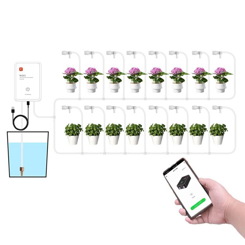 Kit Sistem Irigasi Tetes Otoma - Smart Garden Kit ulasan dan harga