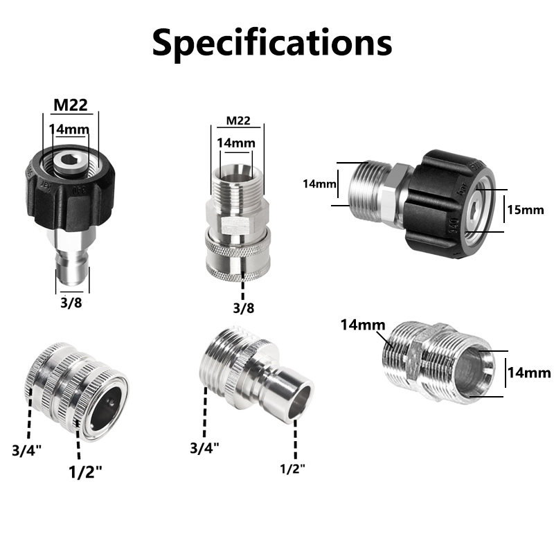 10PCS Kit Adaptor Mesin Cuci T - Smart Garden Kit ulasan dan harga