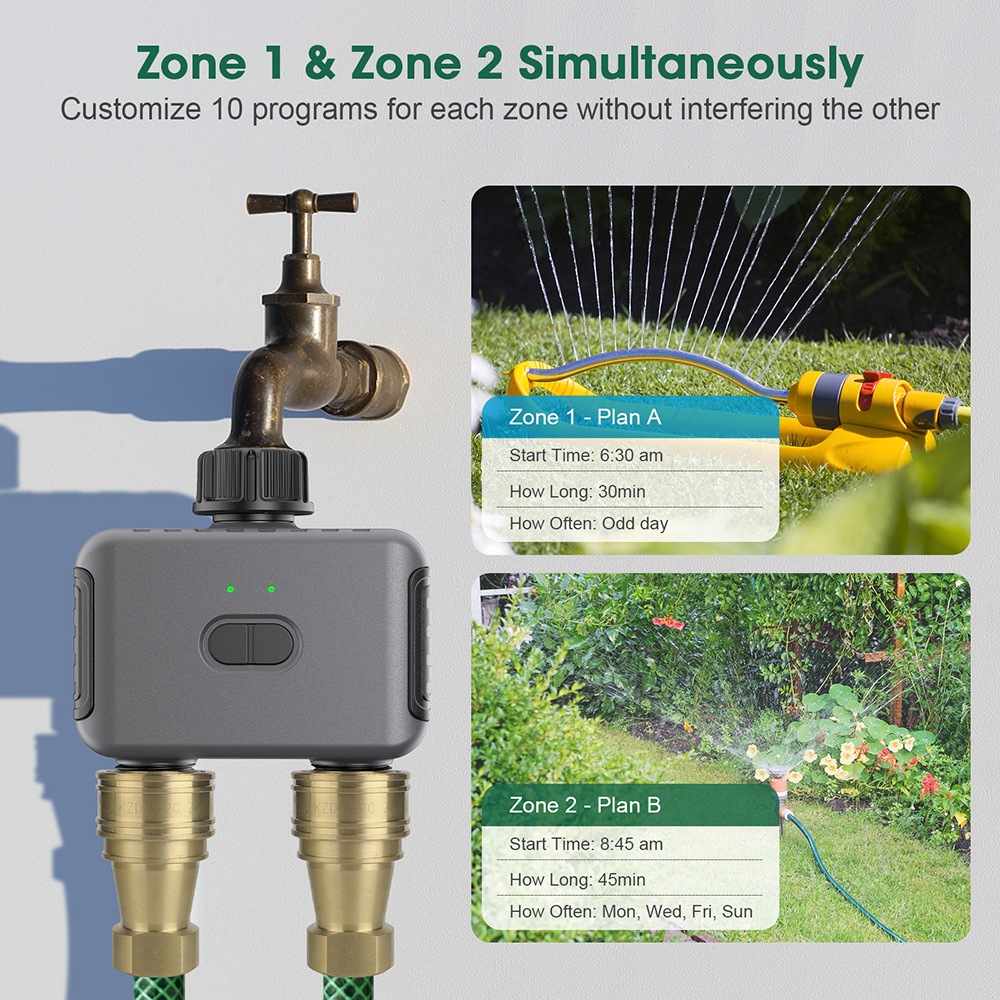 Tuya Pengatur Waktu Air Pintar - Smart Garden Kit ulasan dan harga
