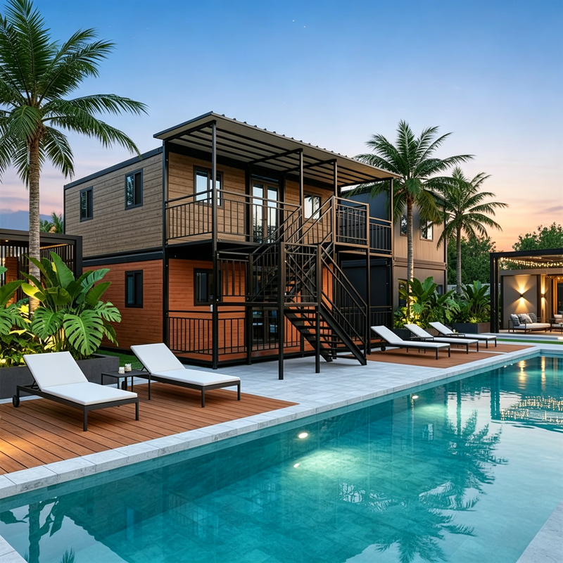 Rumah Kontainer Lipat Tumpuk 4 - Smart Garden Sheds ulasan dan harga