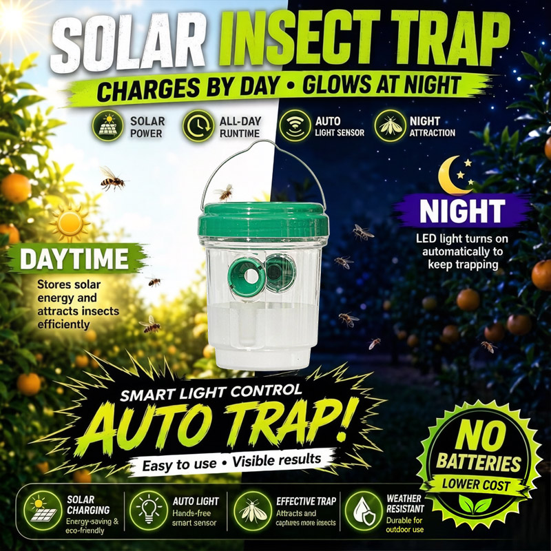 Perangkap Lalat Buah Tenaga Su - Smart Garden Lamp ulasan dan harga