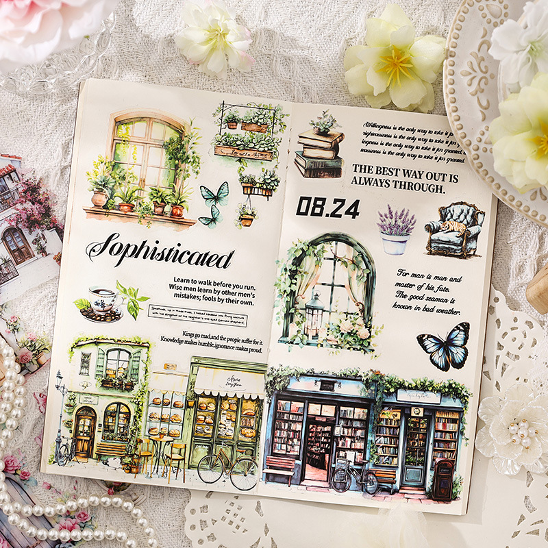 20 Lembar Stiker Taman Bunga P - Garden Journal Planner ulasan dan harga