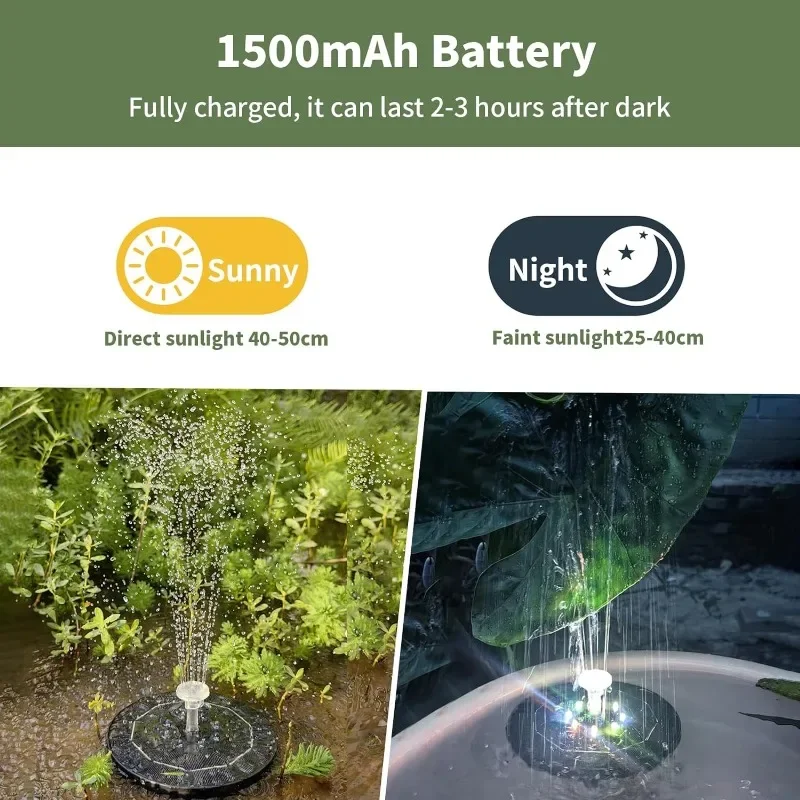 Lampu air mancur tenaga surya  - Smart Garden Lamp ulasan dan harga