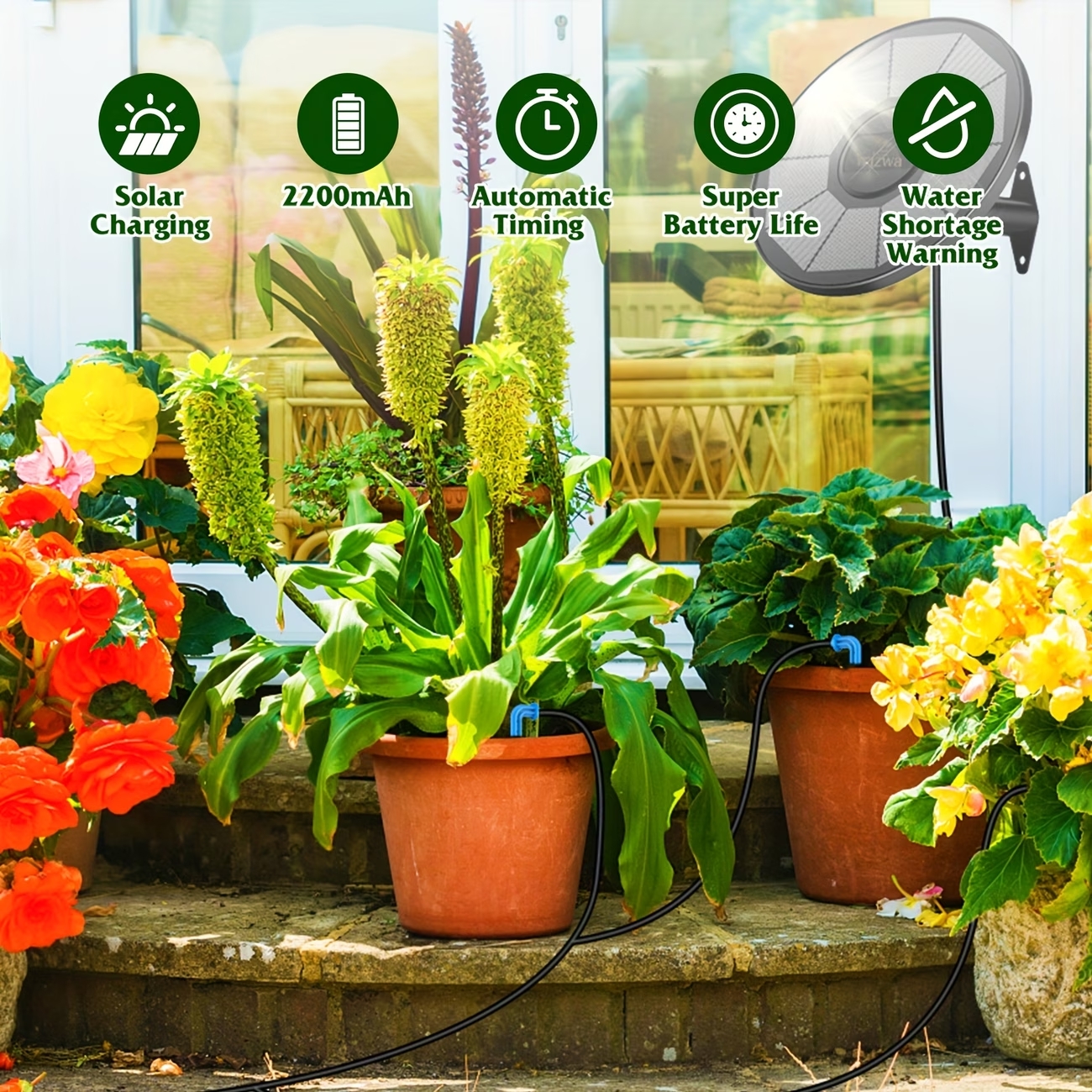 Sistem Irigasi Tetes Tenaga Su - Smart Garden Tools ulasan dan harga