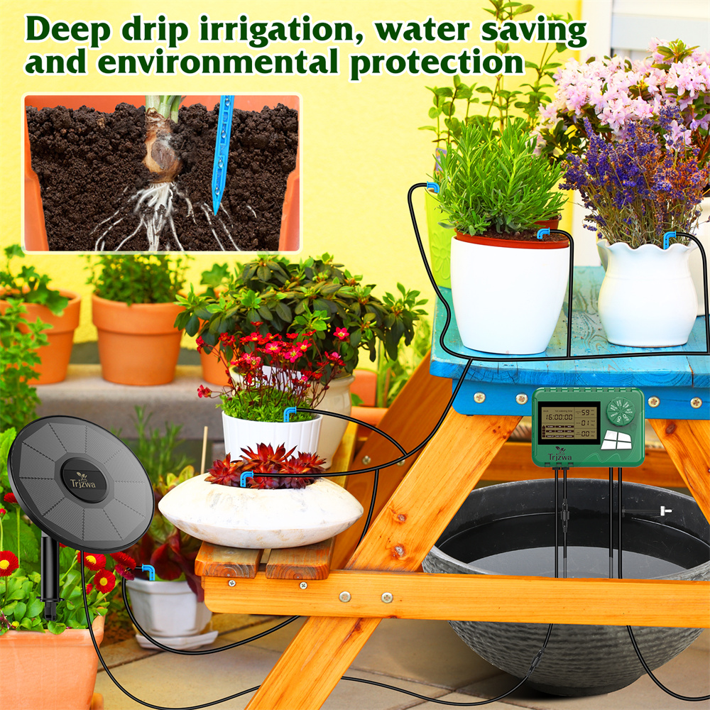 Sistem Irigasi Tetes Tenaga Su - Smart Garden Tools ulasan dan harga