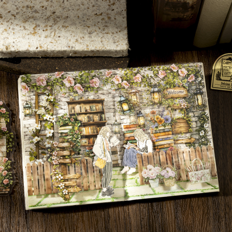 20 buah/lot stiker alat tulis  - Garden Journal Planner ulasan dan harga