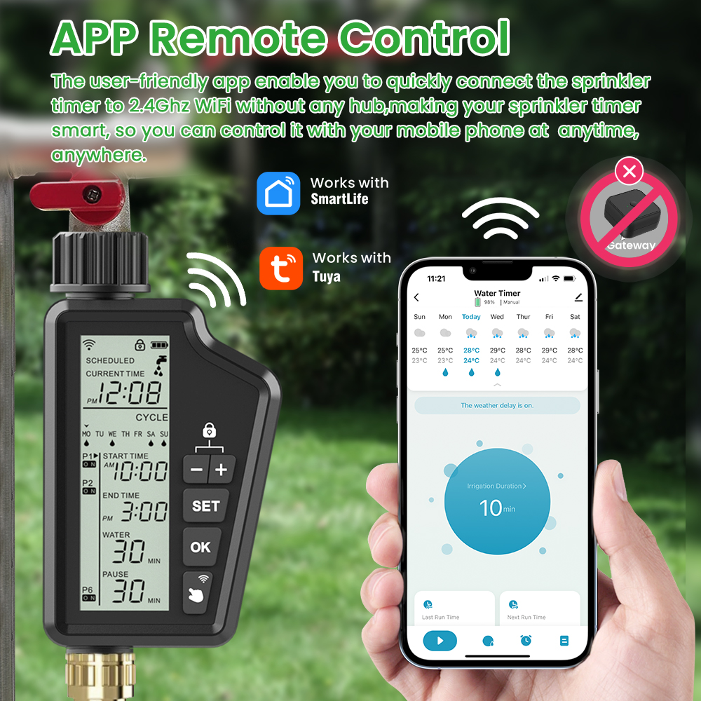 MIUCDA Pengatur Waktu Penyiram - Smart Garden Tools ulasan dan harga
