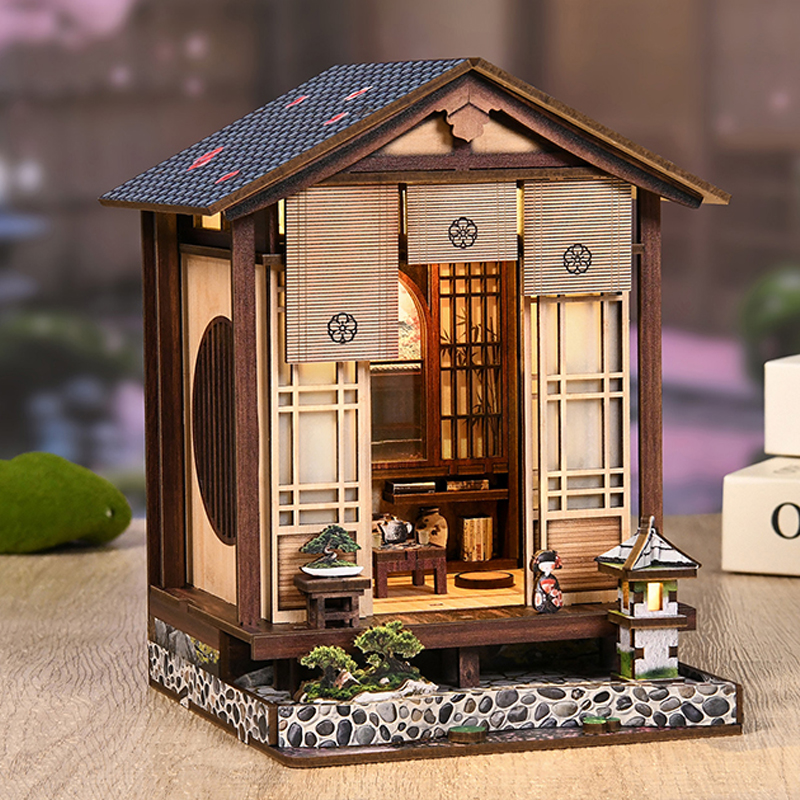Figur Miniatur Rak Buku Kayu D - Garden Journal Planner ulasan dan harga