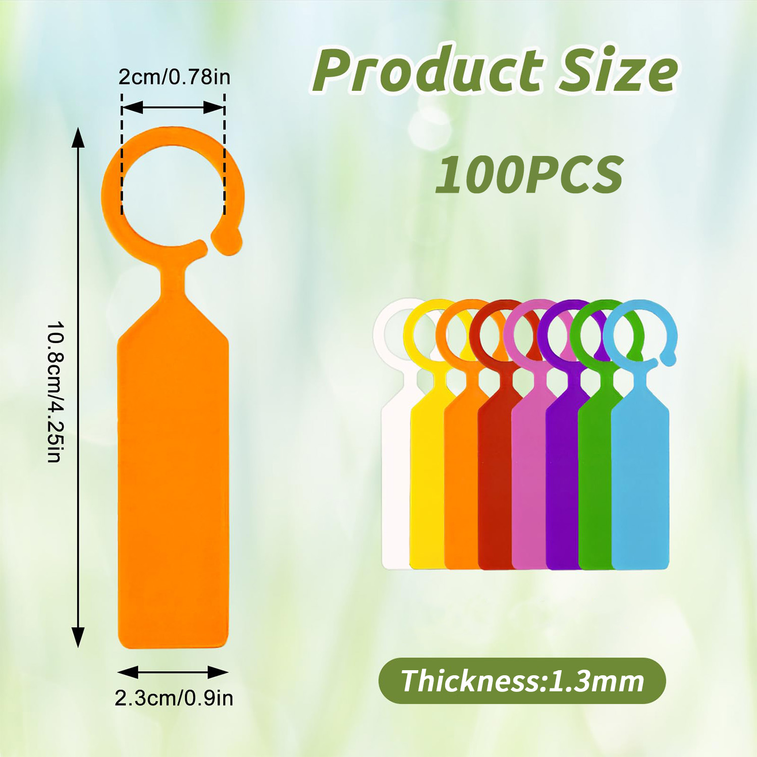 100 PCS Label Tanaman Gantung  - Garden Journal Planner ulasan dan harga