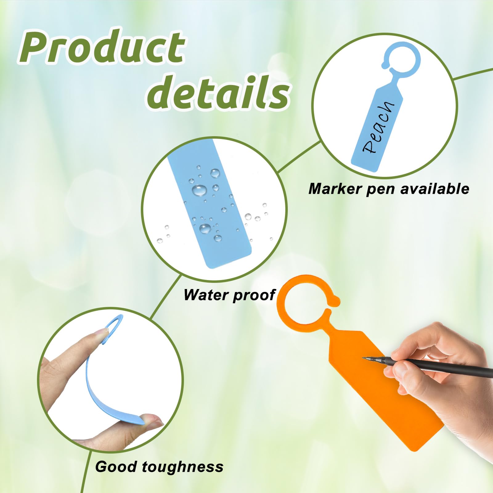100 PCS Label Tanaman Gantung  - Garden Journal Planner ulasan dan harga