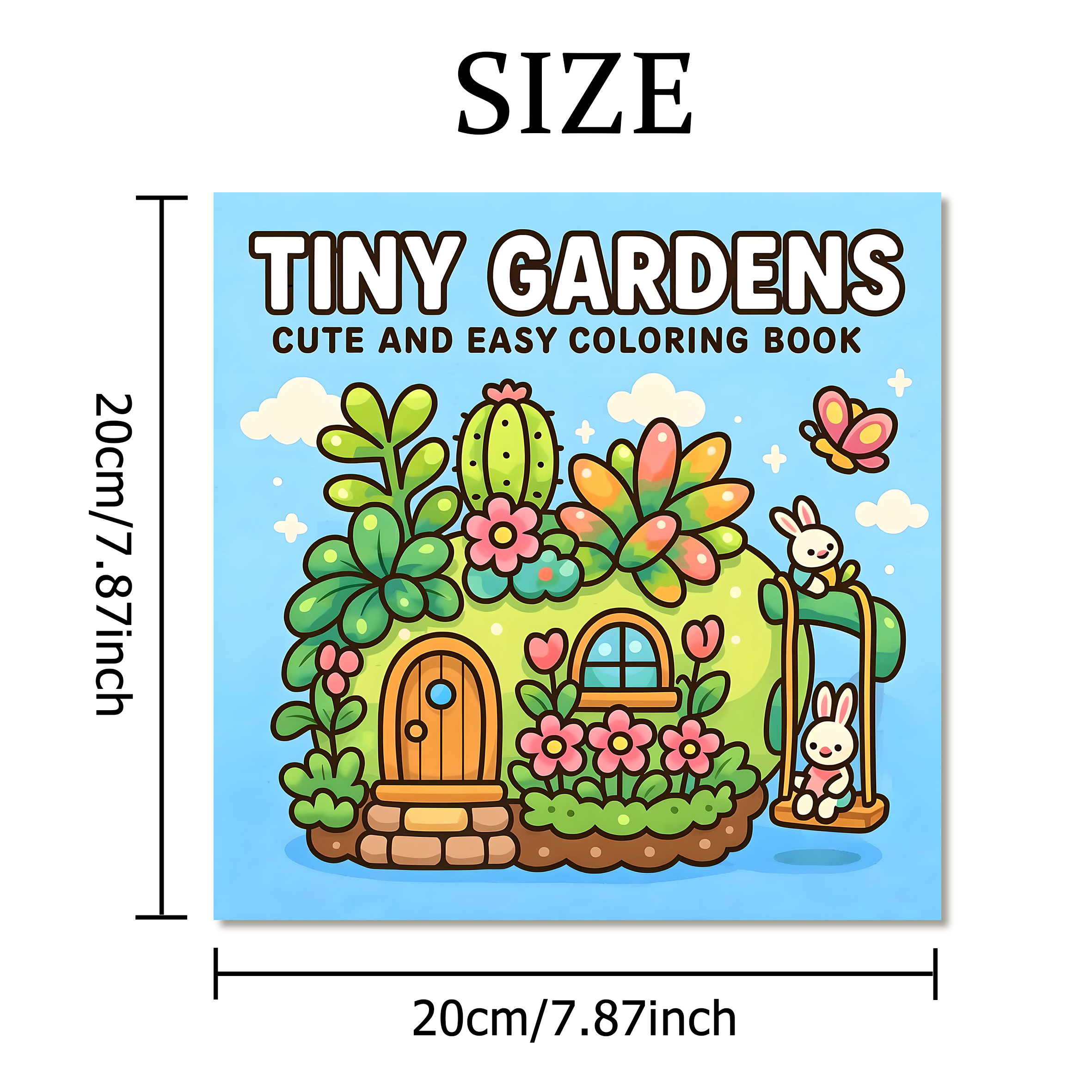 Buku Mewarnai TINY GARDENS unt - Garden Journal Planner ulasan dan harga