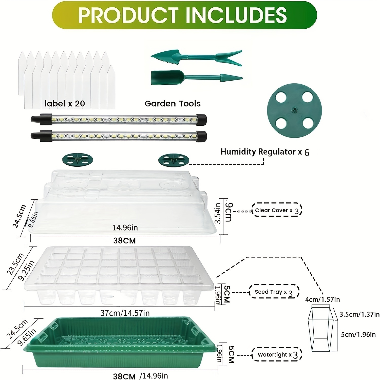 Baki Semai Benih dengan Kit Pe - Smart Garden Kit ulasan dan harga