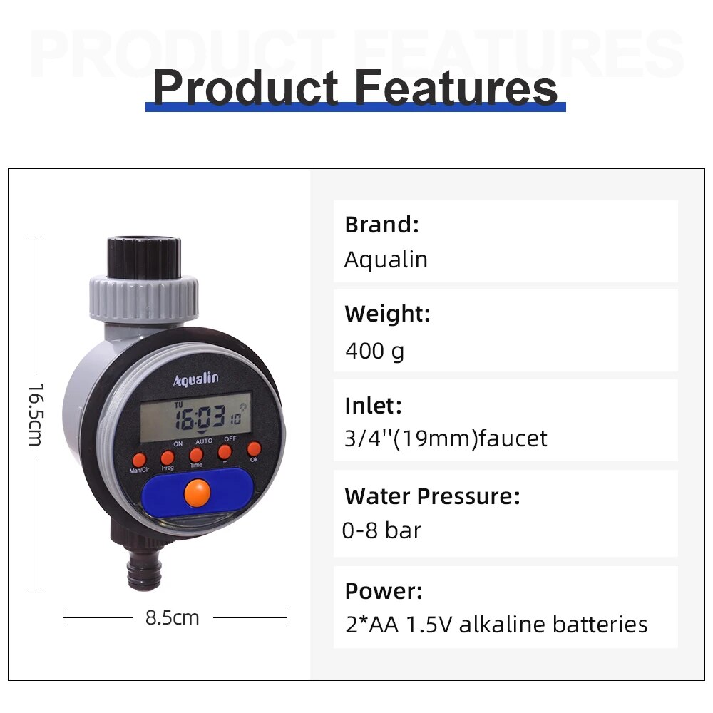 Otomatis LCD Display penyirama - Smart Garden Tools ulasan dan harga