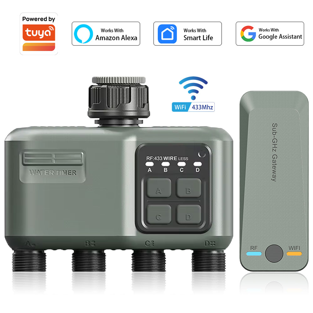 Timer Air Digital 4 Outlet unt - Smart Garden Kit ulasan dan harga