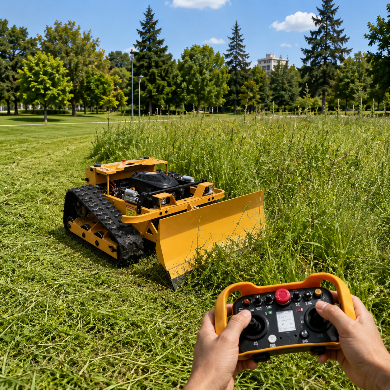 Mesin Pemotong Rumput Crawler  - Smart Garden Box ulasan dan harga
