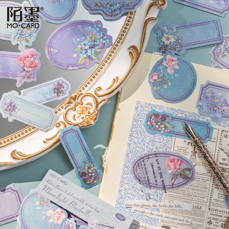 60 Buah Stiker Alat Tulis Kawa - Garden Journal Planner ulasan dan harga