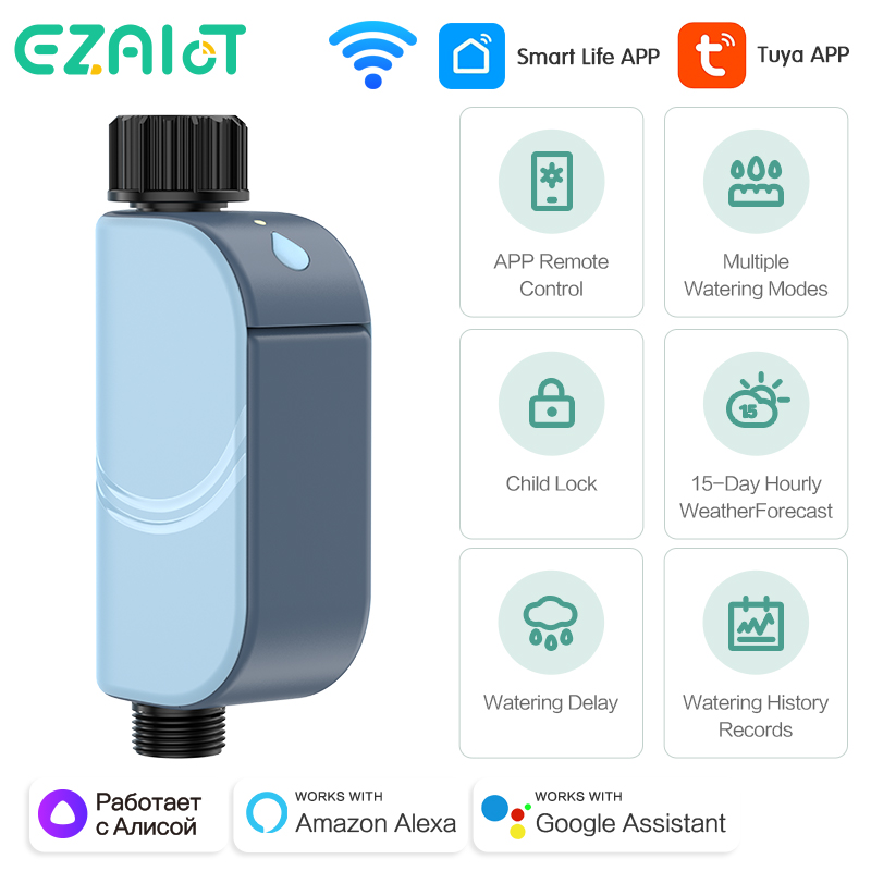 Smart Tuya WIFI Pengatur Waktu - Smart Garden Tools ulasan dan harga