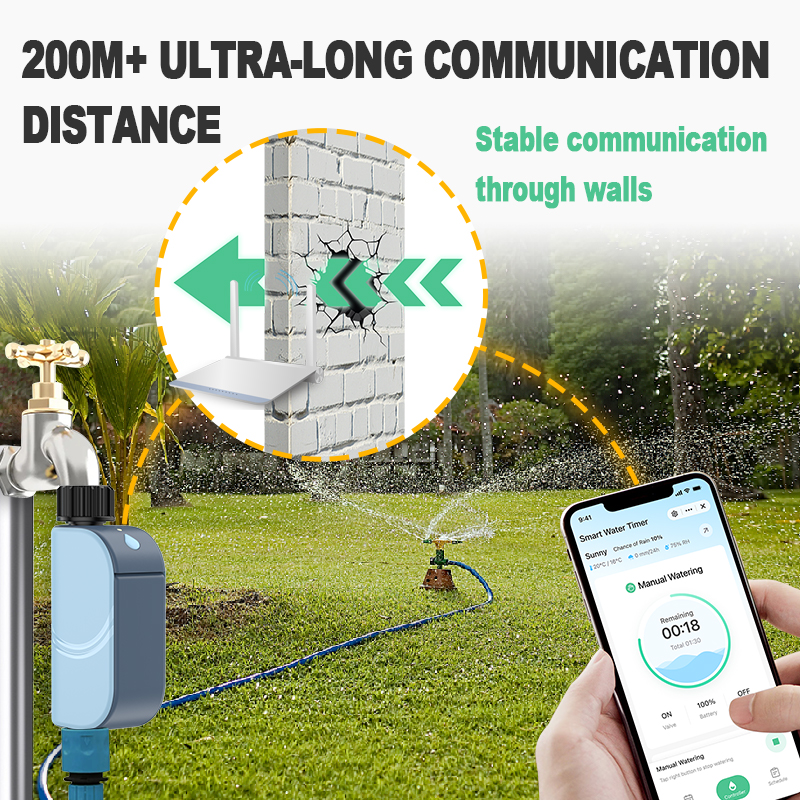 Smart Tuya WIFI Pengatur Waktu - Smart Garden Tools ulasan dan harga